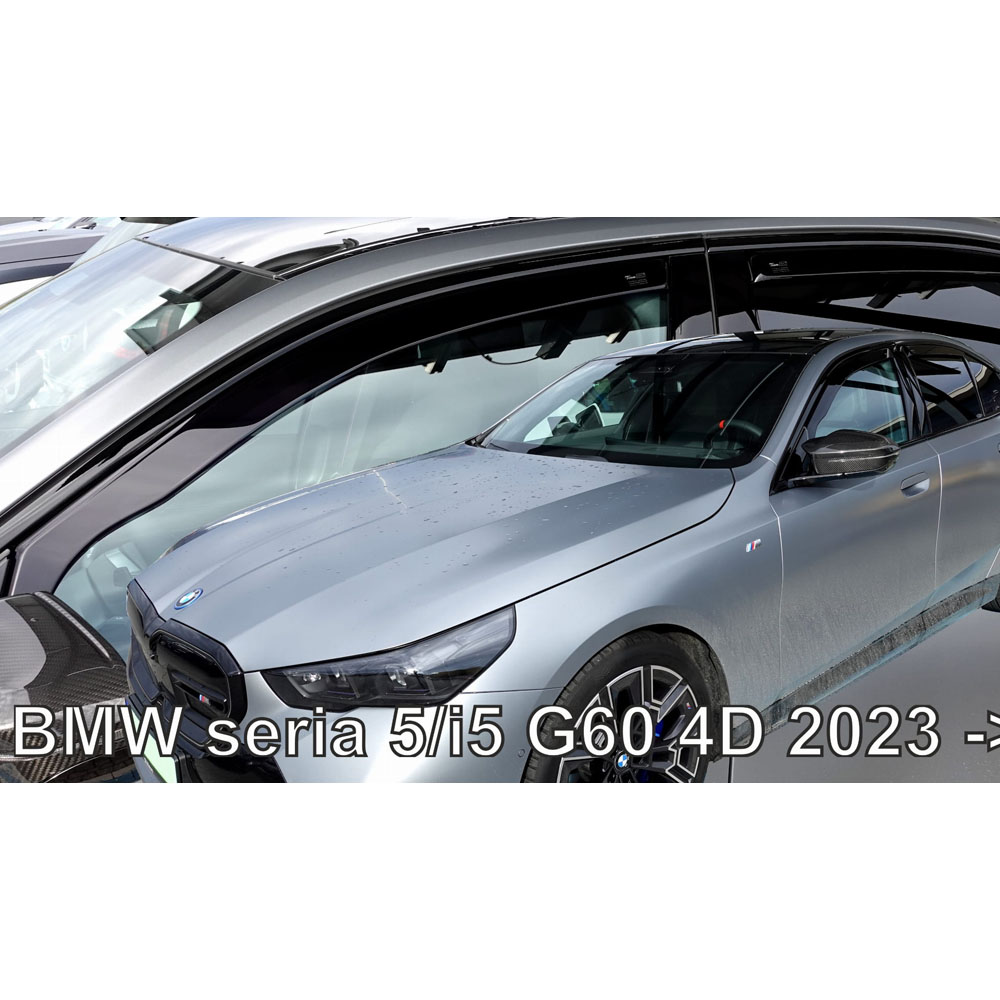 Βλησαρούλης Car Center - ΑΝΕΜΟΘΡΑΥΣΤΕΣ ΓΙΑ BMW ΣΕΙΡΑ 5/i5 G60 4D 2023+ ΣΕΤ ΑΥΤΟΚΙΝΗΤΟΥ ΑΠΟ ΕΥΚΑΜΠΤΟ ΦΙΜΕ ΠΛΑΣΤΙΚΟ HEKO - 4 ΤΕΜ