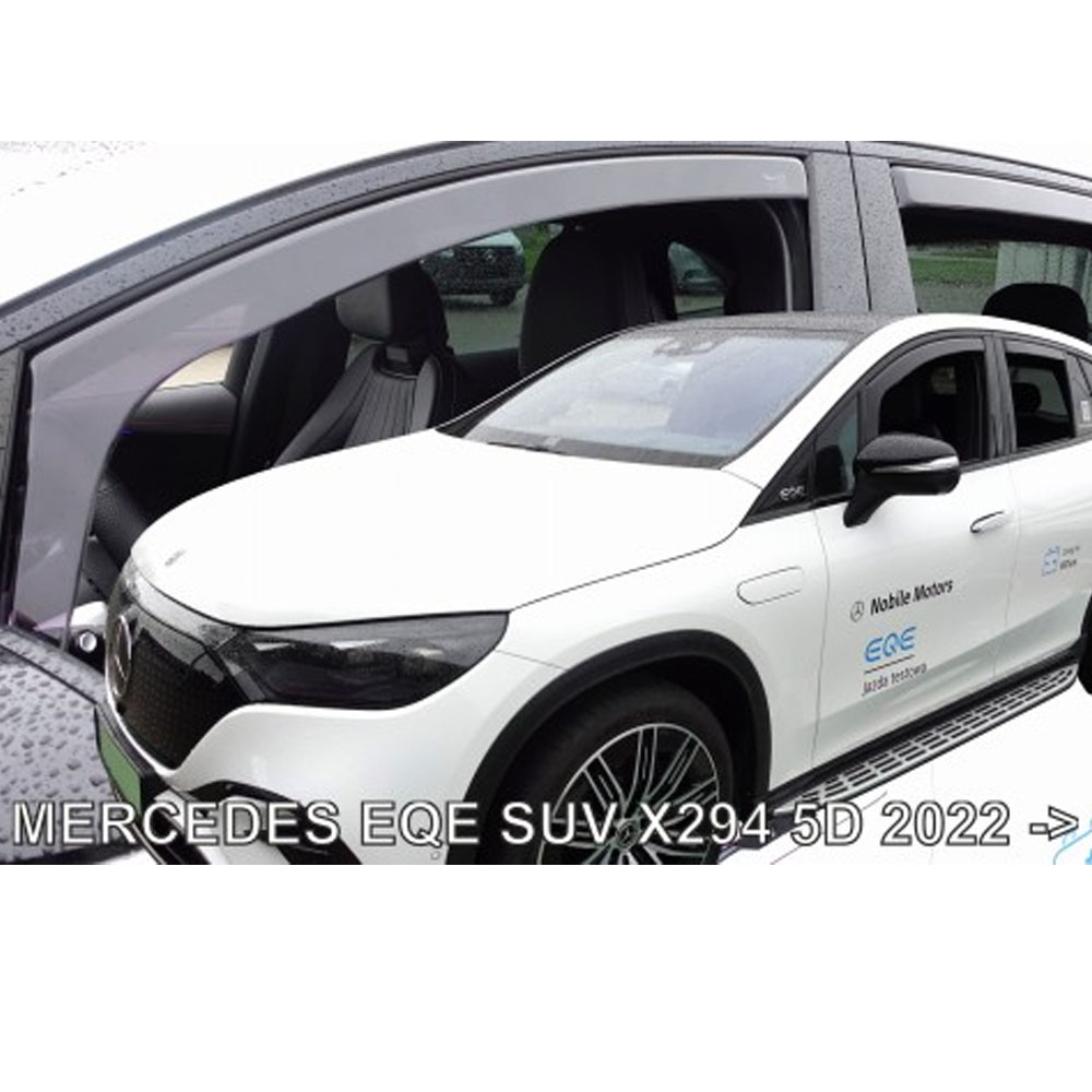 Βλησαρούλης Car Center - ΑΝΕΜΟΘΡΑΥΣΤΕΣ ΓΙΑ MERCEDES EQE 5D 2022+ ΣΕΤ ΑΥΤΟΚΙΝΗΤΟΥ ΑΠΟ ΕΥΚΑΜΠΤΟ ΦΙΜΕ ΠΛΑΣΤΙΚΟ HEKO - 4 ΤΕΜ