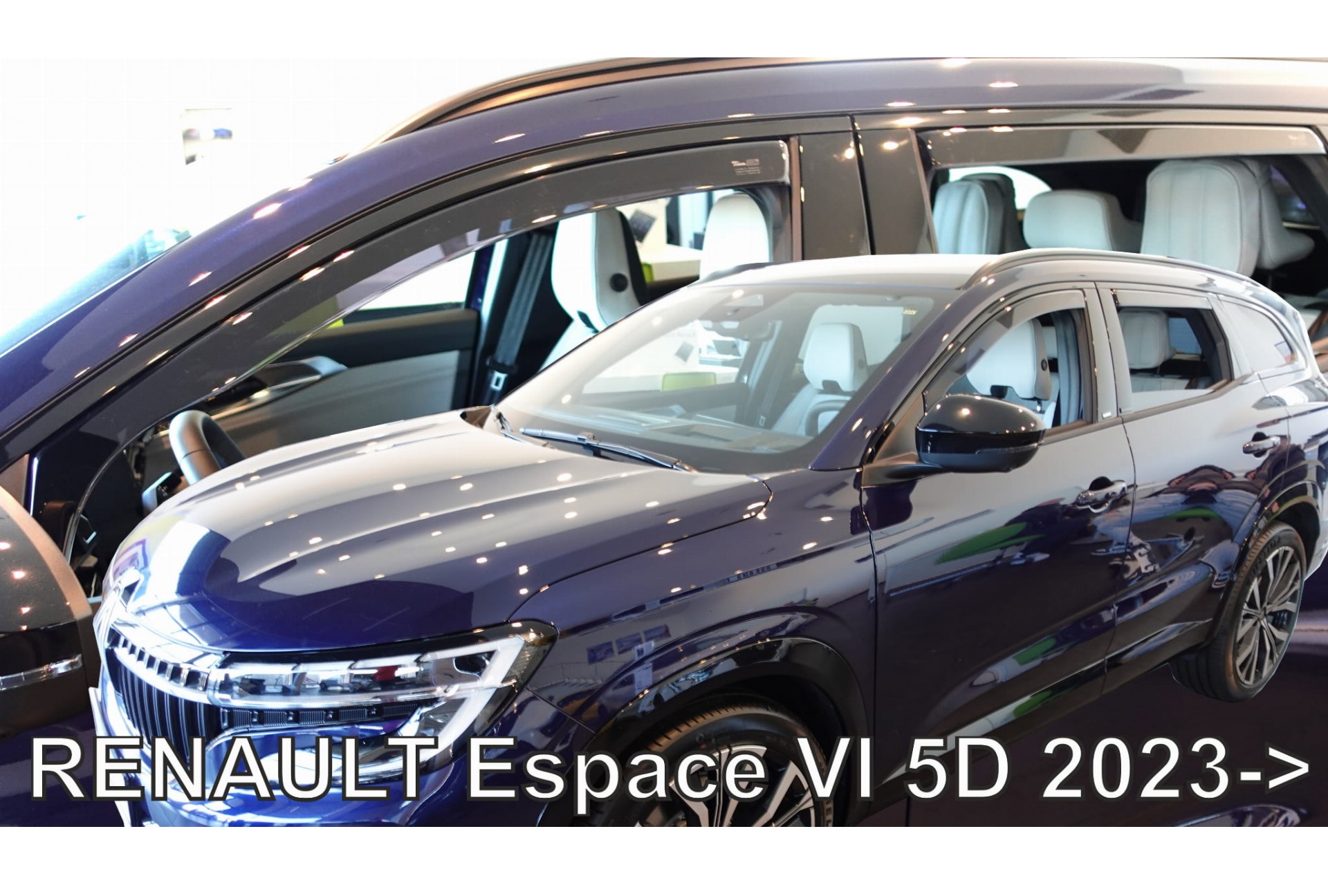 Βλησαρούλης Car Center - ΑΝΕΜΟΘΡΑΥΣΤΕΣ ΓΙΑ RENAULT ESPACE 5D 2023+ ΣΕΤ ΑΥΤΟΚΙΝΗΤΟΥ ΑΠΟ ΕΥΚΑΜΠΤΟ ΦΙΜΕ ΠΛΑΣΤΙΚΟ HEKO - 4 ΤΕΜ