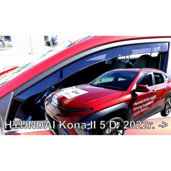 Βλησαρούλης Car Center - ΑΝΕΜΟΘΡΑΥΣΤΕΣ ΓΙΑ HYUNDAI KONA 5D 04/2023+ ΣΕΤ ΑΥΤΟΚΙΝΗΤΟΥ ΑΠΟ ΕΥΚΑΜΠΤΟ ΦΙΜΕ ΠΛΑΣΤΙΚΟ HEKO - 4 ΤΕΜ.