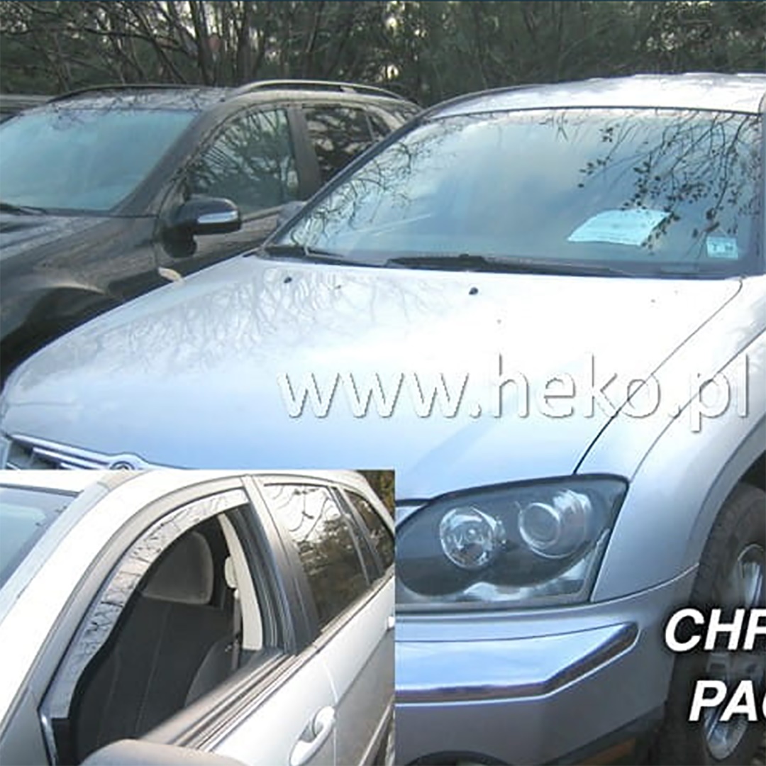 Βλησαρούλης Car Center - ΑΝΕΜΟΘΡΑΥΣΤΕΣ ΓΙΑ CHRYSLER PACIFICA 5D 2004-2018 ΖΕΥΓΑΡΙ ΑΠΟ ΕΥΚΑΜΠΤΟ ΦΙΜΕ ΠΛΑΣΤΙΚΟ HEKO - 2 ΤΕΜ.