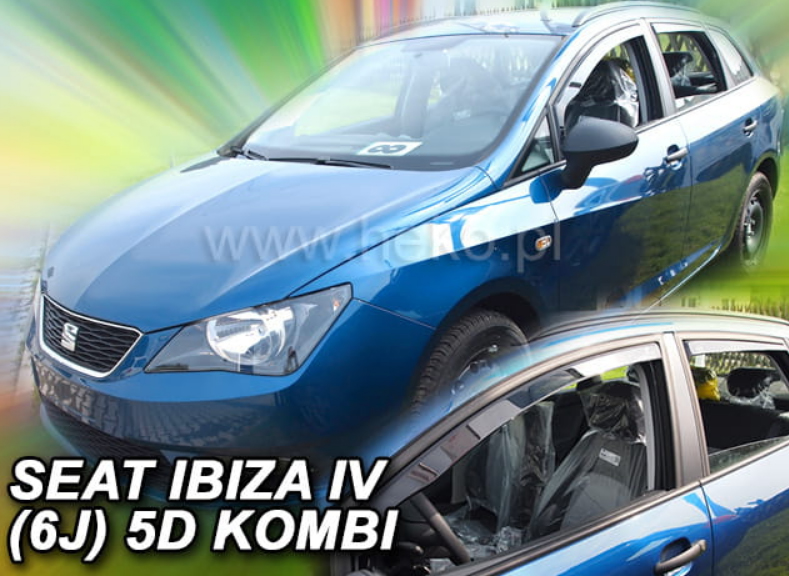 Βλησαρούλης Car Center - ΑΝΕΜΟΘΡΑΥΣΤΕΣ ΓΙΑ SEAT IBIZA 5D 2008+ COMBI  ΣΕΤ ΑΥΤΟΚΙΝΗΤΟΥ ΑΠΟ ΕΥΚΑΜΠΤΟ ΦΙΜΕ ΠΛΑΣΤΙΚΟ HEKO - 4 ΤΕΜ.