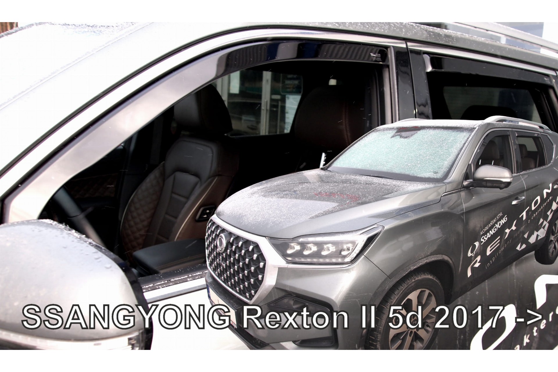 Βλησαρούλης Car Center - ΑΝΕΜΟΘΡΑΥΣΤΕΣ ΓΙΑ SSANGYONG REXTON 5D 2017+ ΣΕΤ ΑΥΤΟΚΙΝΗΤΟΥ ΑΠΟ ΕΥΚΑΜΠΤΟ ΦΙΜΕ ΠΛΑΣΤΙΚΟ HEKO - 4 ΤΕΜ.