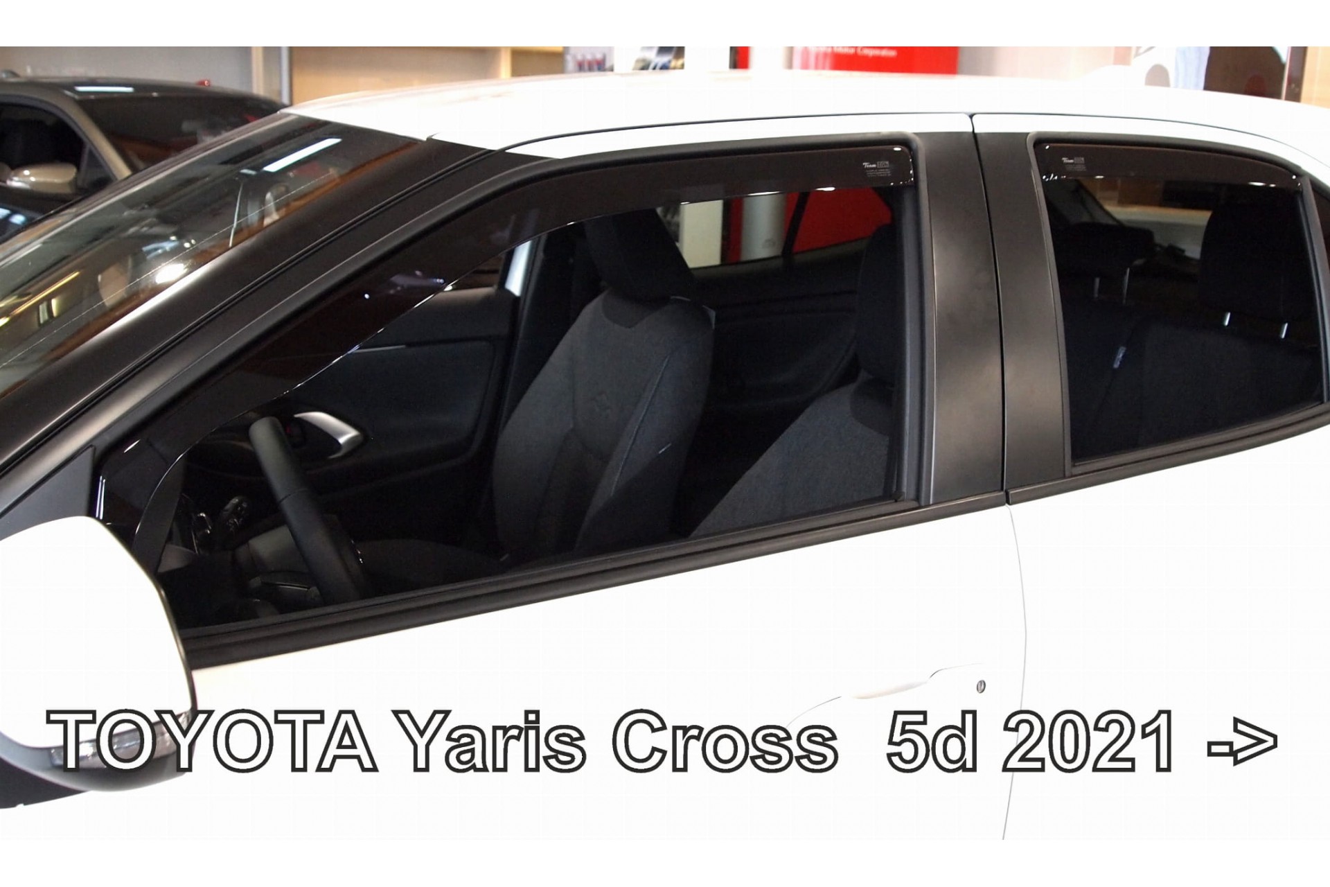 Βλησαρούλης Car Center - ΑΝΕΜΟΘΡΑΥΣΤΕΣ ΓΙΑ TOYOTA YARIS CROSS 5D 2021+  ΣΕΤ ΑΥΤΟΚΙΝΗΤΟΥ ΑΠΟ ΕΥΚΑΜΠΤΟ ΦΙΜΕ ΠΛΑΣΤΙΚΟ HEKO - 4 ΤΕΜ.