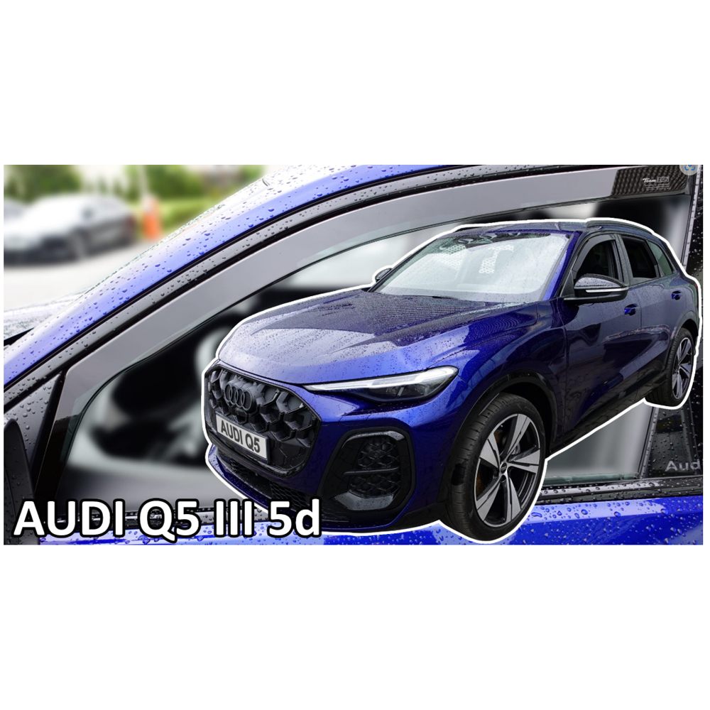 Βλησαρούλης Car Center - ΑΝΕΜΟΘΡΑΥΣΤΕΣ ΓΙΑ AUDI Q5 3 (GU) 5D 2024+ ΖΕΥΓΑΡΙ ΑΠΟ ΕΥΚΑΜΠΤΟ ΦΙΜΕ ΠΛΑΣΤΙΚΟ HEKO - 2 ΤΕΜ