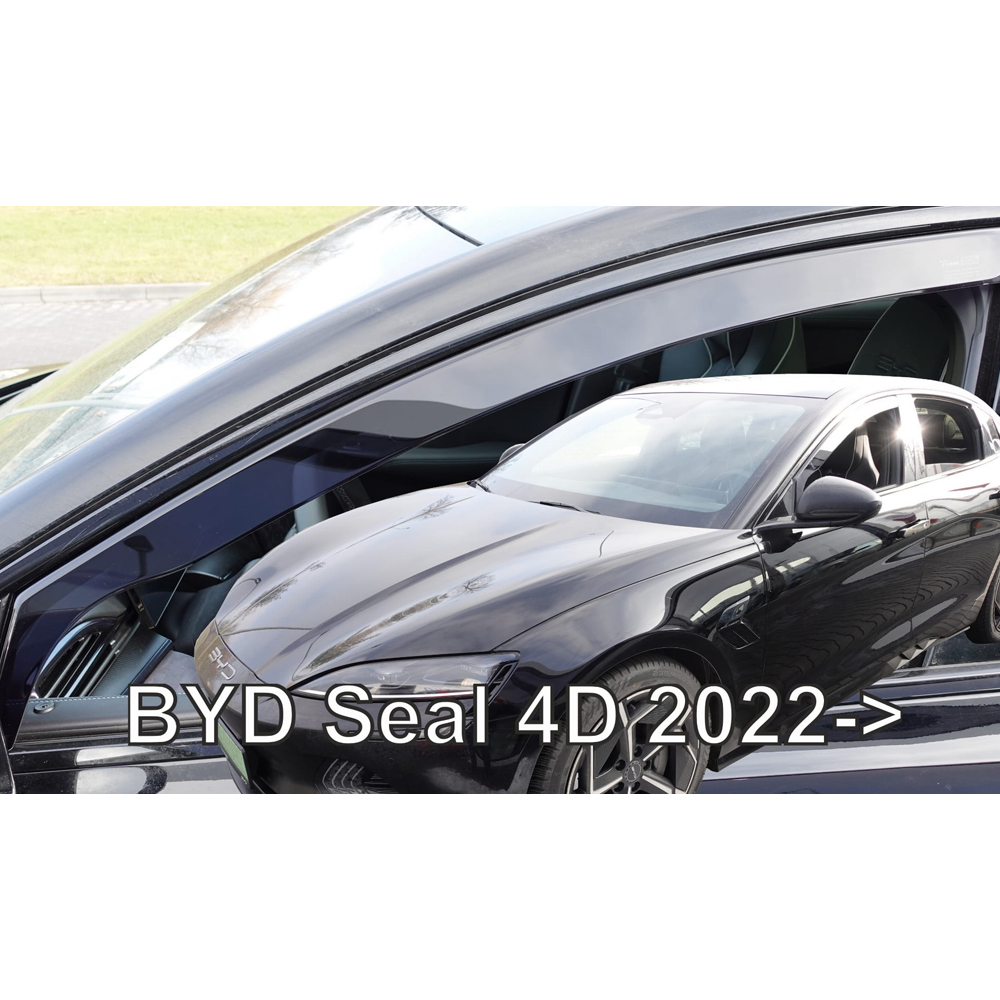 Βλησαρούλης Car Center - ΑΝΕΜΟΘΡΑΥΣΤΕΣ ΓΙΑ BYD SEAL 4D 2024+ ΖΕΥΓΑΡΙ ΑΠΟ ΕΥΚΑΜΠΤΟ ΦΙΜΕ ΠΛΑΣΤΙΚΟ HEKO - 2 ΤΕΜ.