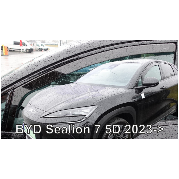 Βλησαρούλης Car Center - ΑΝΕΜΟΘΡΑΥΣΤΕΣ ΓΙΑ BYD 7 5D 2023+ ΖΕΥΓΑΡΙ ΑΠΟ ΕΥΚΑΜΠΤΟ ΦΙΜΕ ΠΛΑΣΤΙΚΟ HEKO - 2 ΤΕΜ.