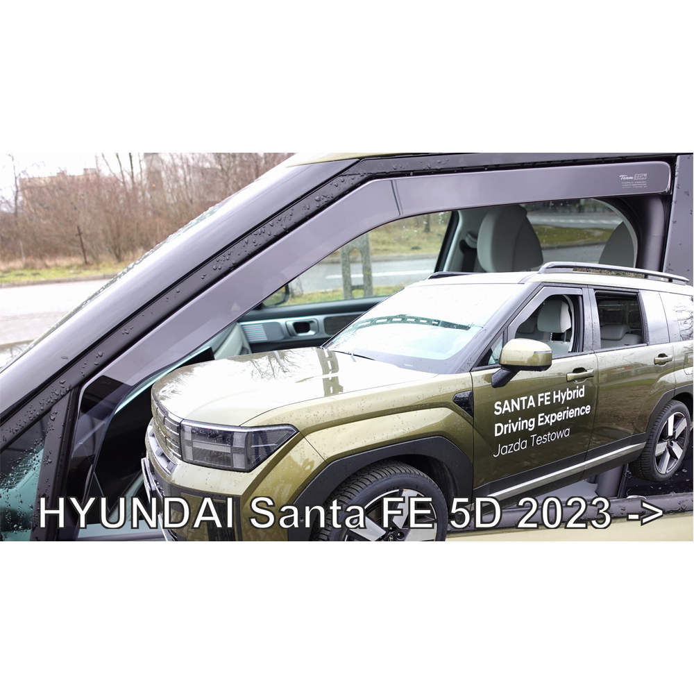 Βλησαρούλης Car Center - ΑΝΕΜΟΘΡΑΥΣΤΕΣ ΓΙΑ HYUNDAI SANTA FE V 5D 2023+ ΖΕΥΓΑΡΙ ΑΠΟ ΕΥΚΑΜΠΤΟ ΦΙΜΕ ΠΛΑΣΤΙΚΟ HEKO - 2 ΤΕΜ