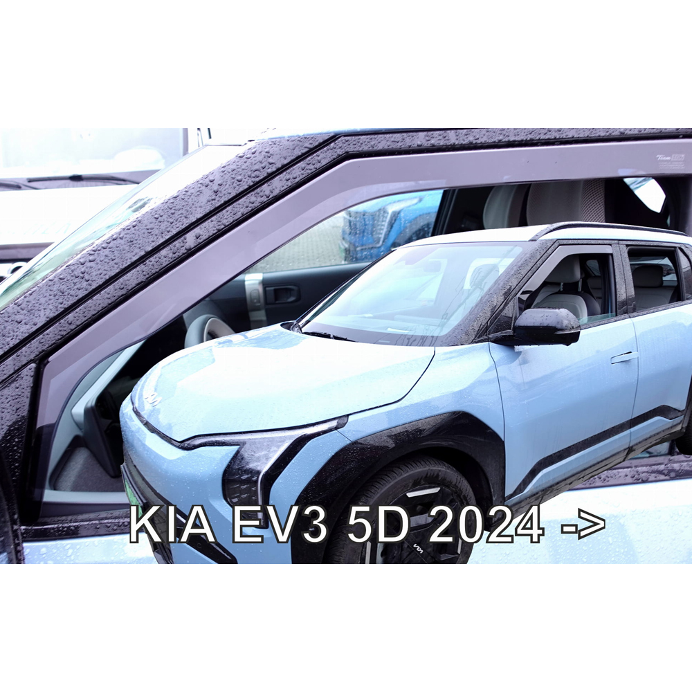 Βλησαρούλης Car Center - ΑΝΕΜΟΘΡΑΥΣΤΕΣ ΓΙΑ KIA EV3 5D 2024+ ΖΕΥΓΑΡΙ ΑΠΟ ΕΥΚΑΜΠΤΟ ΦΙΜΕ ΠΛΑΣΤΙΚΟ HEKO - 2 ΤΕΜ