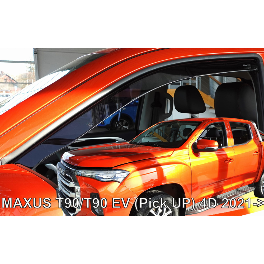 Βλησαρούλης Car Center - ΑΝΕΜΟΘΡΑΥΣΤΕΣ ΓΙΑ MAXUS T90/T90EV PICKUP 4D 2021+ ΖΕΥΓΑΡΙ ΑΠΟ ΕΥΚΑΜΠΤΟ ΦΙΜΕ ΠΛΑΣΤΙΚΟ HEKO - 2 ΤΕΜ
