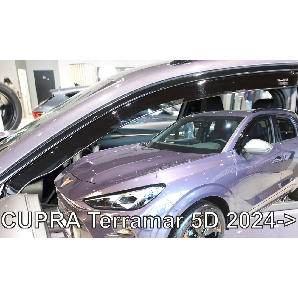 Βλησαρούλης Car Center - ΑΝΕΜΟΘΡΑΥΣΤΕΣ ΓΙΑ CUPRA TERRAMAR 5D 2024+ ΖΕΥΓΑΡΙ ΑΠΟ ΕΥΚΑΜΠΤΟ ΦΙΜΕ ΠΛΑΣΤΙΚΟ HEKO - 2 ΤΕΜ.