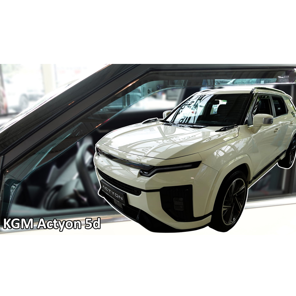 Βλησαρούλης Car Center - ΑΝΕΜΟΘΡΑΥΣΤΕΣ ΓΙΑ KGM ACTYON 5D 2024+ ΖΕΥΓΑΡΙ ΑΠΟ ΕΥΚΑΜΠΤΟ ΦΙΜΕ ΠΛΑΣΤΙΚΟ HEKO - 2 ΤΕΜ.