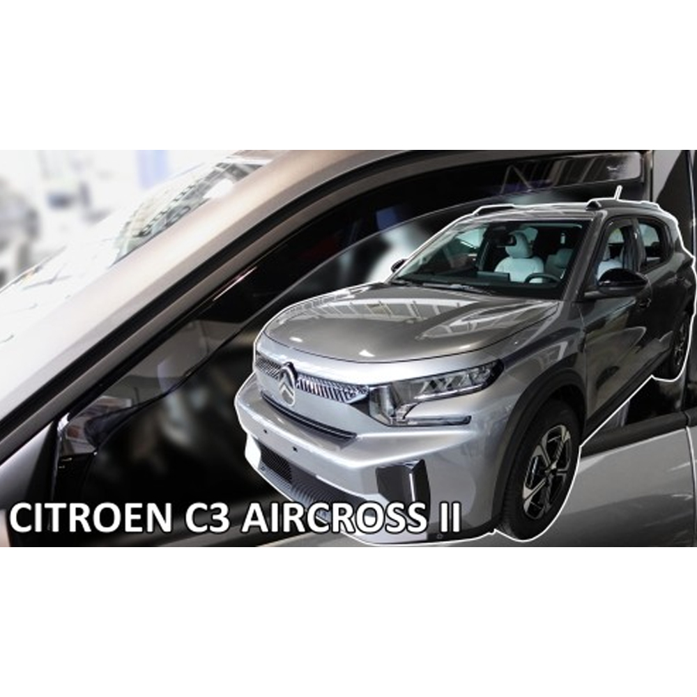 Βλησαρούλης Car Center - ΑΝΕΜΟΘΡΑΥΣΤΕΣ ΓΙΑ CITROEN C3 IV 5D 2024+ / E-C3 IV 5D 2024+ ΣΕΤ ΑΥΤΟΚΙΝΗΤΟΥ ΑΠΟ ΕΥΚΑΜΠΤΟ ΦΙΜΕ ΠΛΑΣΤΙΚΟ HEKO - 4 ΤΕΜ.