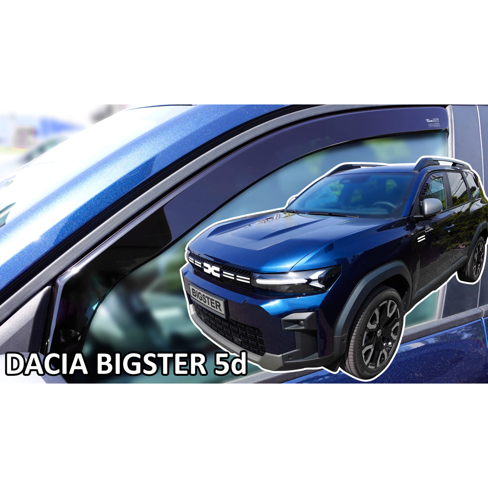 Βλησαρούλης Car Center - ΑΝΕΜΟΘΡΑΥΣΤΕΣ ΓΙΑ DACIA BIGSTER 5D 2024+ ΣΕΤ ΑΥΤΟΚΙΝΗΤΟΥ ΑΠΟ ΕΥΚΑΜΠΤΟ ΦΙΜΕ ΠΛΑΣΤΙΚΟ HEKO - 4 ΤΕΜ.