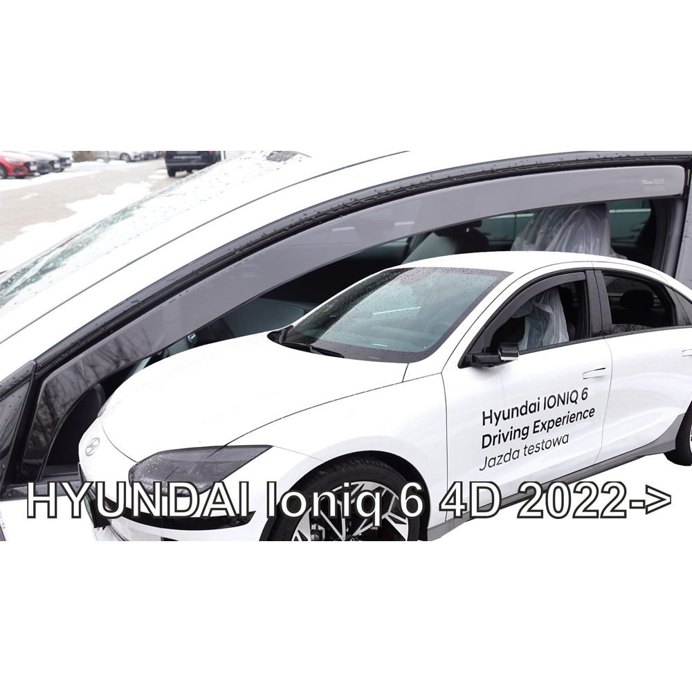 Βλησαρούλης Car Center - ΑΝΕΜΟΘΡΑΥΣΤΕΣ ΓΙΑ HYUNDAI IONIQ 6 4D 2022+ ΣΕΤ ΑΥΤΟΚΙΝΗΤΟΥ ΑΠΟ ΕΥΚΑΜΠΤΟ ΦΙΜΕ ΠΛΑΣΤΙΚΟ HEKO - 4 ΤΕΜ