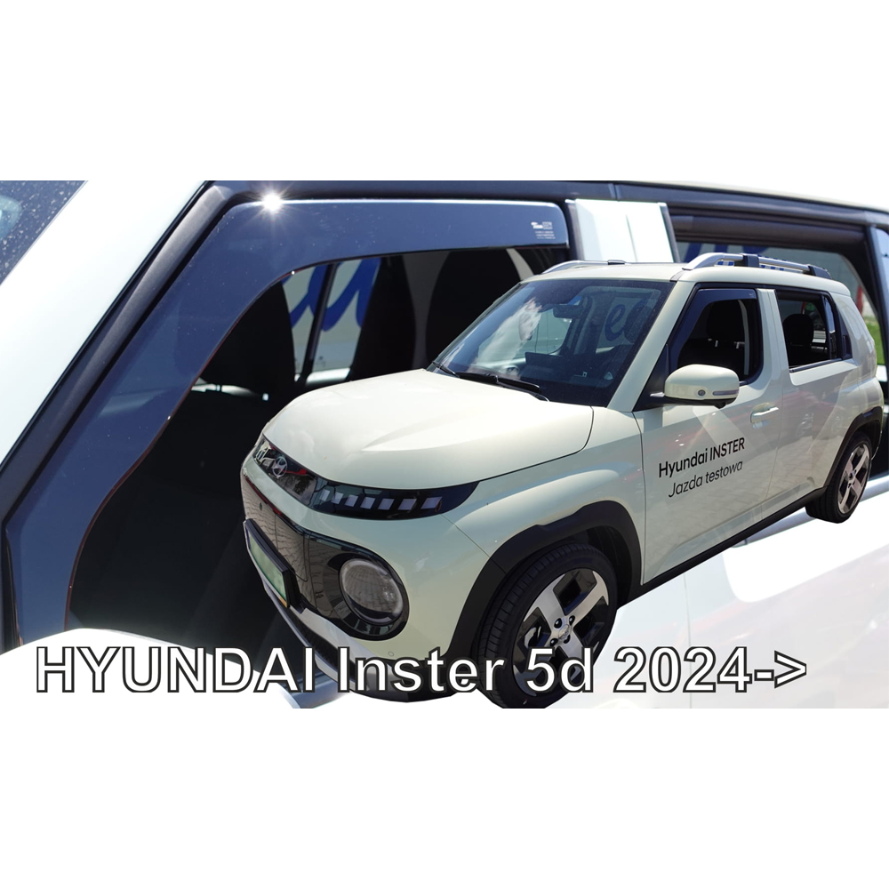 Βλησαρούλης Car Center - ΑΝΕΜΟΘΡΑΥΣΤΕΣ ΓΙΑ HYUNDAI INSTER 5D 2024+ ΣΕΤ ΑΥΤΟΚΙΝΗΤΟΥ ΑΠΟ ΕΥΚΑΜΠΤΟ ΦΙΜΕ ΠΛΑΣΤΙΚΟ HEKO - 4 ΤΕΜ