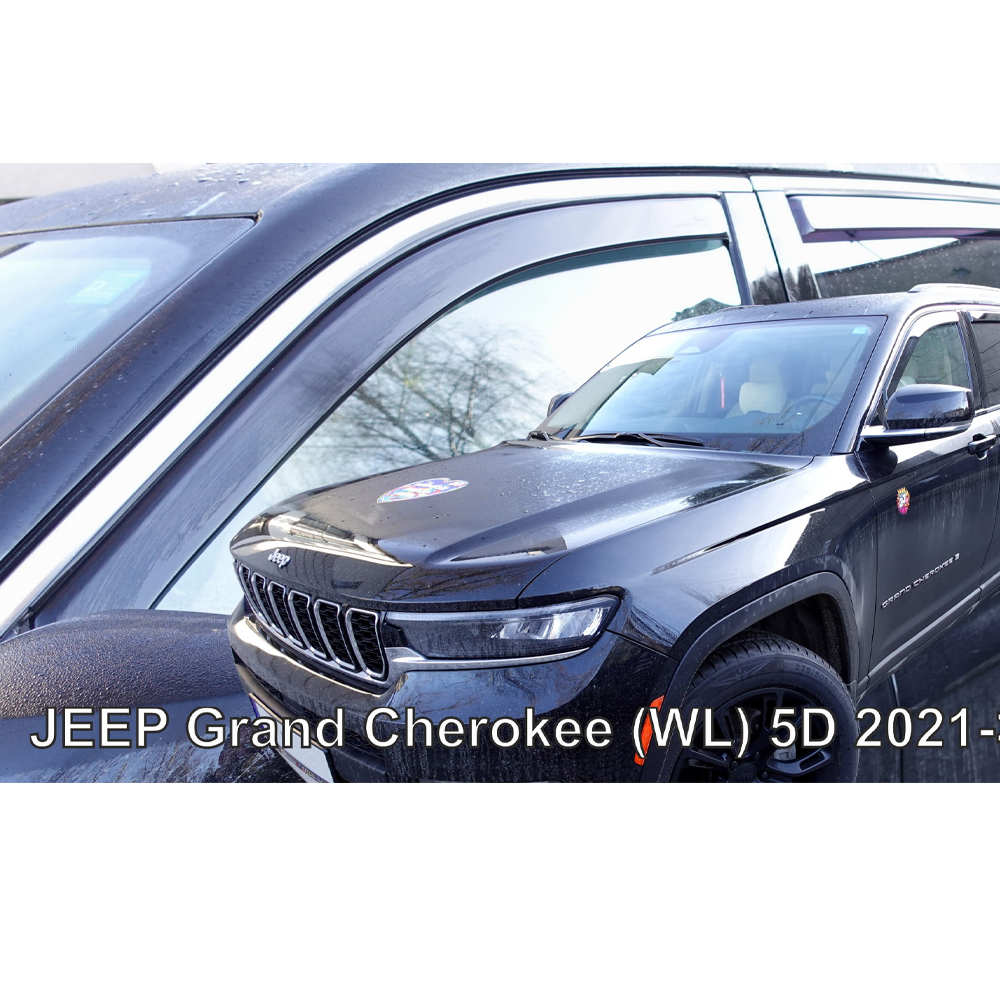 Βλησαρούλης Car Center - ΑΝΕΜΟΘΡΑΥΣΤΕΣ ΓΙΑ JEEP GRAND CHEROKEE WL 5D 2021+ ΣΕΤ ΑΥΤΟΚΙΝΗΤΟΥ ΑΠΟ ΕΥΚΑΜΠΤΟ ΦΙΜΕ ΠΛΑΣΤΙΚΟ HEKO - 4 ΤΕΜ.
