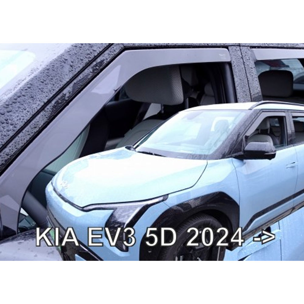 Βλησαρούλης Car Center - ΑΝΕΜΟΘΡΑΥΣΤΕΣ ΓΙΑ KIA EV3 5D 2024+ ΣΕΤ ΑΥΤΟΚΙΝΗΤΟΥ ΑΠΟ ΕΥΚΑΜΠΤΟ ΦΙΜΕ ΠΛΑΣΤΙΚΟ HEKO - 4 ΤΕΜ