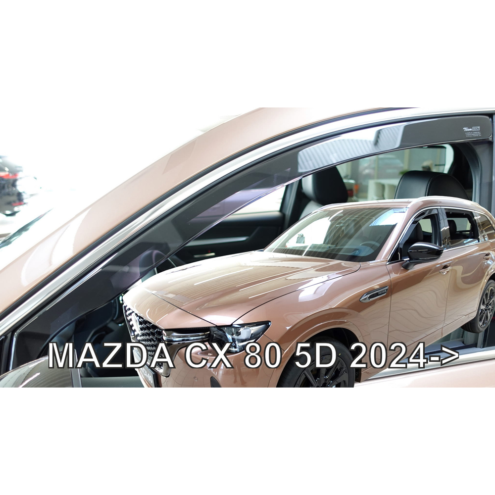 Βλησαρούλης Car Center - ΑΝΕΜΟΘΡΑΥΣΤΕΣ ΓΙΑ MAZDA CX 80 5D 2024+ ΣΕΤ ΑΥΤΟΚΙΝΗΤΟΥ ΑΠΟ ΕΥΚΑΜΠΤΟ ΦΙΜΕ ΠΛΑΣΤΙΚΟ HEKO - 4 ΤΕΜ.