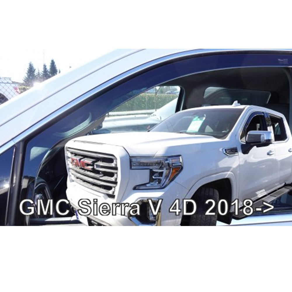 Βλησαρούλης Car Center - ΑΝΕΜΟΘΡΑΥΣΤΕΣ ΓΙΑ GMC SIERRA V 4D 2018+ ΣΕΤ ΑΥΤΟΚΙΝΗΤΟΥ ΑΠΟ ΕΥΚΑΜΠΤΟ ΦΙΜΕ ΠΛΑΣΤΙΚΟ HEKO - 4 ΤΕΜ.