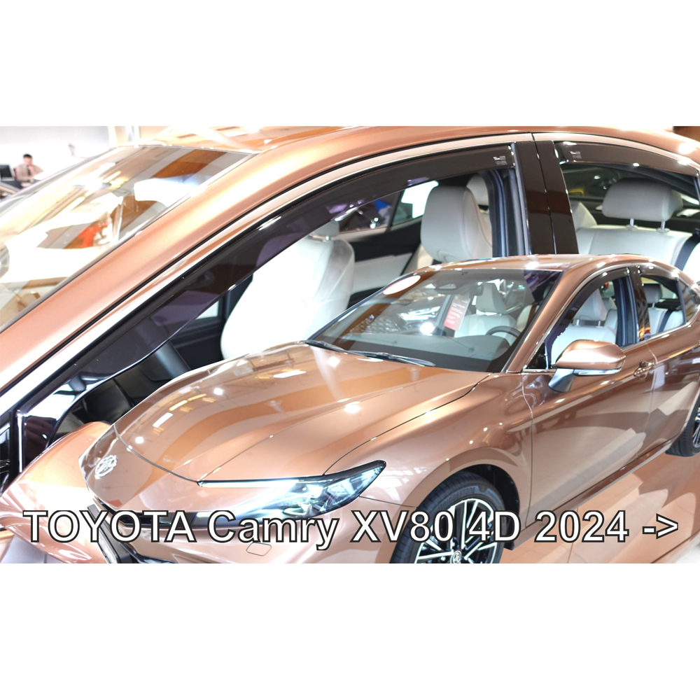 Βλησαρούλης Car Center - ΑΝΕΜΟΘΡΑΥΣΤΕΣ ΓΙΑ TOYOTA CAMRY XV80 4D SEDAN 2024+ ΣΕΤ ΑΥΤΟΚΙΝΗΤΟΥ ΑΠΟ ΕΥΚΑΜΠΤΟ ΦΙΜΕ ΠΛΑΣΤΙΚΟ HEKO - 4 ΤΕΜ.