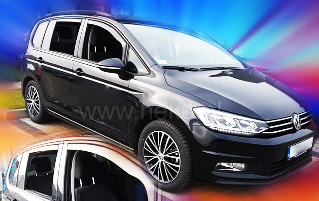 Βλησαρούλης Car Center - ΑΝΕΜΟΘΡΑΥΣΤΕΣ ΓΙΑ VW TOURAN 5D 2015+ ΣΕΤ ΑΥΤΟΚΙΝΗΤΟΥ ΑΠΟ ΕΥΚΑΜΠΤΟ ΦΙΜΕ ΠΛΑΣΤΙΚΟ HEKO - 4 ΤΕΜ