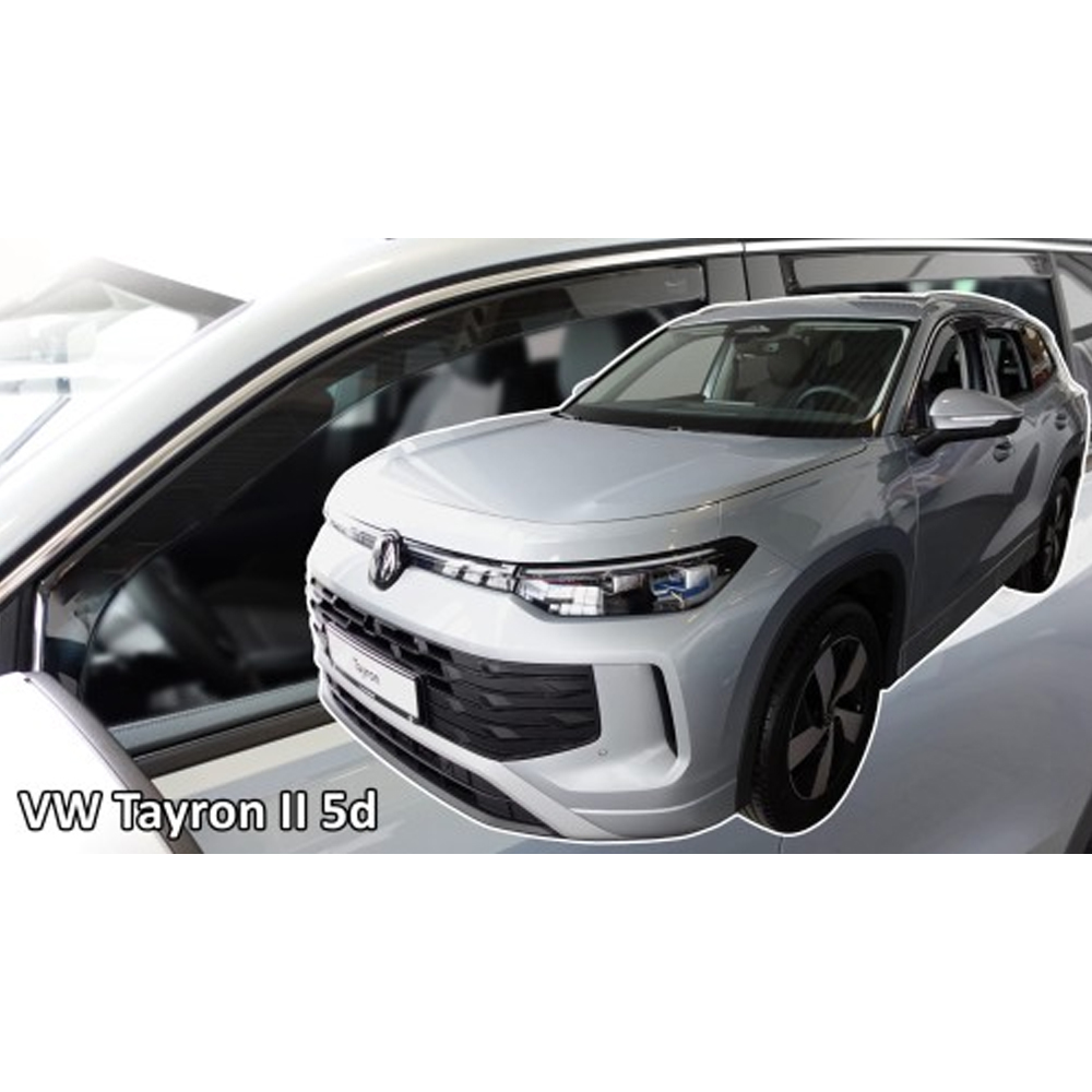 Βλησαρούλης Car Center - ΑΝΕΜΟΘΡΑΥΣΤΕΣ ΓΙΑ VW TAYRON 5D 2024+ ΖΕΥΓΑΡΙ ΑΠΟ ΕΥΚΑΜΠΤΟ ΦΙΜΕ ΠΛΑΣΤΙΚΟ HEKO - 4 ΤΕΜ.