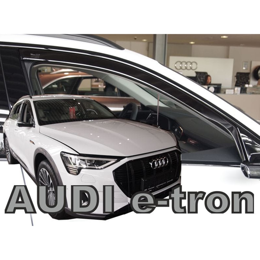 Βλησαρούλης Car Center - ΑΝΕΜΟΘΡΑΥΣΤΕΣ ΓΙΑ AUDI E-TRON 5D 2018-2021 ΖΕΥΓΑΡΙ ΑΠΟ ΕΥΚΑΜΠΤΟ ΦΙΜΕ ΠΛΑΣΤΙΚΟ HEKO - 2 ΤΕΜ.
