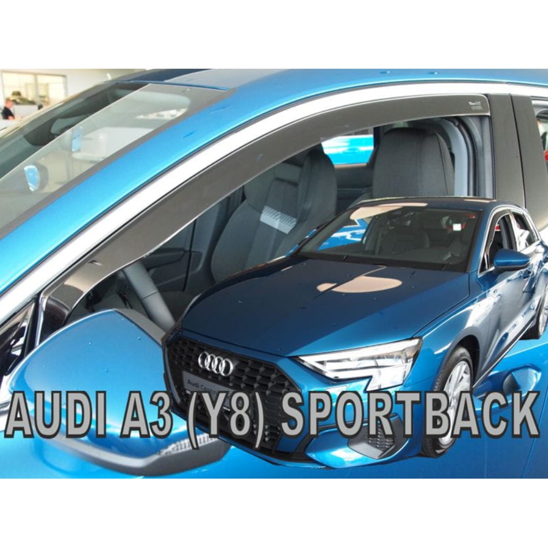 Βλησαρούλης Car Center - ΑΝΕΜΟΘΡΑΥΣΤΕΣ ΓΙΑ AUDI A3 Y8 LIMOUSINE 4D 2020-2021 / A3 Y8 SPORTBACK 5D 2020-2021 ΖΕΥΓΑΡΙ ΑΠΟ ΕΥΚΑΜΠΤΟ ΦΙΜΕ ΠΛΑΣΤΙΚΟ HEKO - 2 ΤΕΜ.