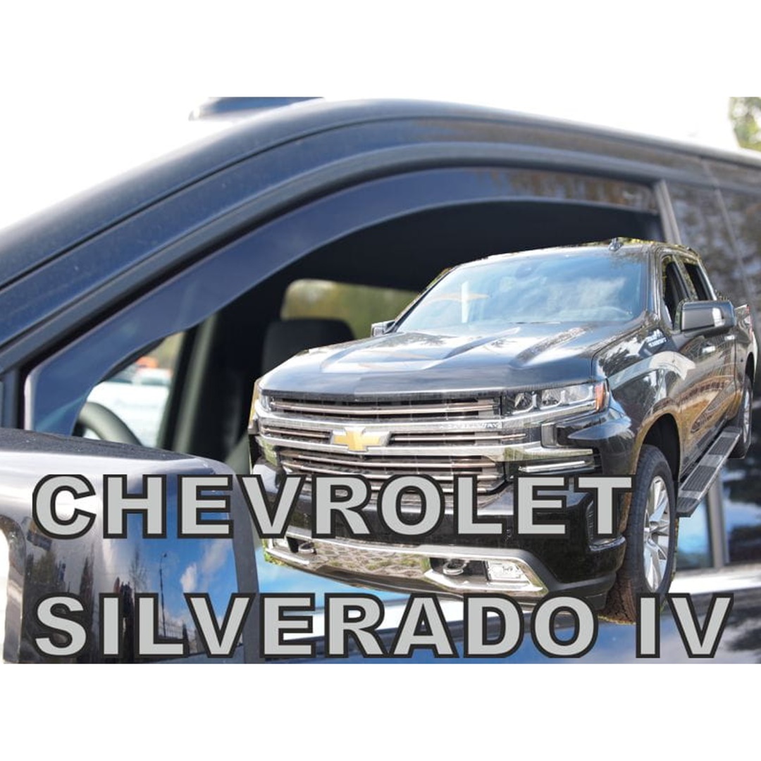 Βλησαρούλης Car Center - ΑΝΕΜΟΘΡΑΥΣΤΕΣ ΓΙΑ CHEVROLET SILVERADO 4D 2019-2021 ΖΕΥΓΑΡΙ ΑΠΟ ΕΥΚΑΜΠΤΟ ΦΙΜΕ ΠΛΑΣΤΙΚΟ HEKO - 2 ΤΕΜ.