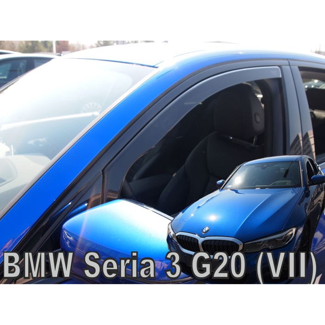 Βλησαρούλης Car Center - ΑΝΕΜΟΘΡΑΥΣΤΕΣ ΓΙΑ BMW 3 G20 / G21 4D/5D 2019-2021 ΖΕΥΓΑΡΙ ΑΠΟ ΕΥΚΑΜΠΤΟ ΦΙΜΕ ΠΛΑΣΤΙΚΟ HEKO - 2 ΤΕΜ.