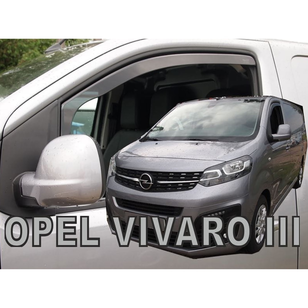 Βλησαρούλης Car Center - ΑΝΕΜΟΘΡΑΥΣΤΕΣ ΓΙΑ CITROEN JUMPY 3 / SPACETOURER / TOYOTA PROACE 2 / PEUGEOT EXPERT 3 / TRAVELLER 2016+ / OPEL VIVARO 3 2019+ ΖΕΥΓΑΡΙ VAN ΑΠΟ ΕΥΚΑΜΠΤΟ ΦΙΜΕ ΠΛΑΣΤΙΚΟ HEKO - 2 ΤΕΜ.