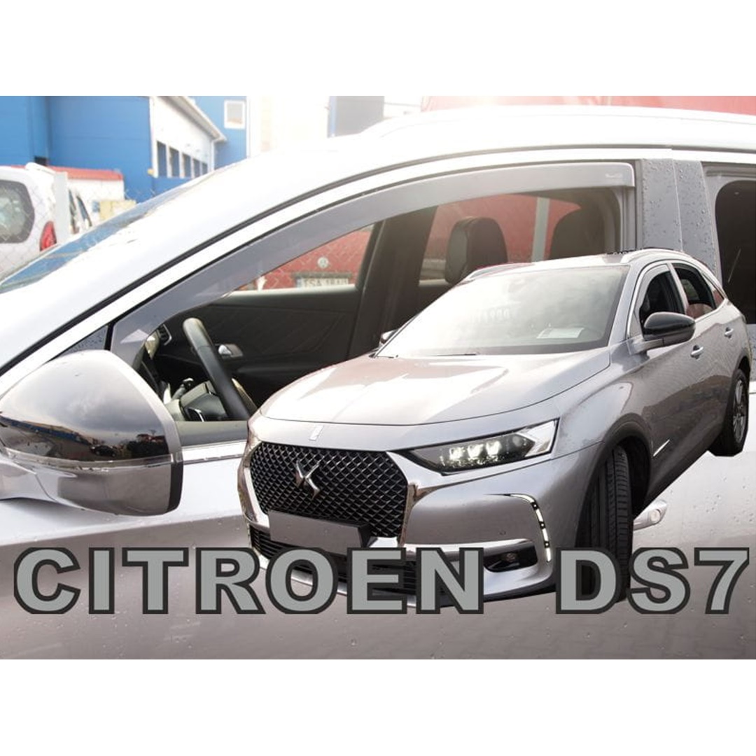 Βλησαρούλης Car Center - ΑΝΕΜΟΘΡΑΥΣΤΕΣ ΓΙΑ CITROEN DS7 CROSSBACK 5D 2018-2021 ΖΕΥΓΑΡΙ ΑΠΟ ΕΥΚΑΜΠΤΟ ΦΙΜΕ ΠΛΑΣΤΙΚΟ HEKO - 2 ΤΕΜ.