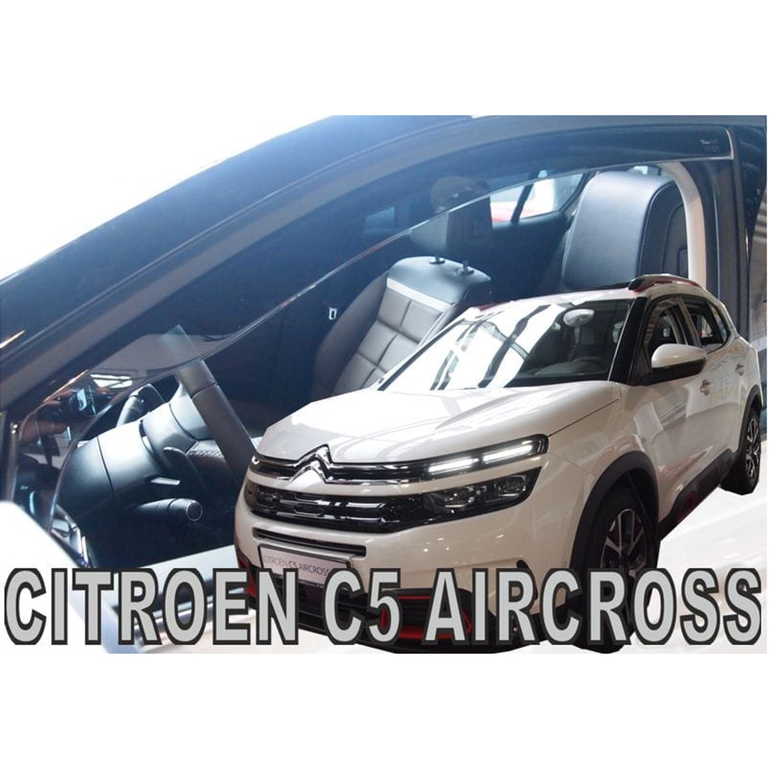 Βλησαρούλης Car Center - ΑΝΕΜΟΘΡΑΥΣΤΕΣ ΓΙΑ CITROEN C5 AIRCROSS 5D 2019-2021 ΖΕΥΓΑΡΙ ΑΠΟ ΕΥΚΑΜΠΤΟ ΦΙΜΕ ΠΛΑΣΤΙΚΟ HEKO - 2 ΤΕΜ.