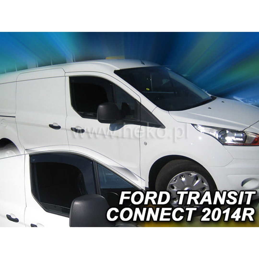 Βλησαρούλης Car Center - ΑΝΕΜΟΘΡΑΥΣΤΕΣ ΓΙΑ FORD TRANSIT CONNECT / TOURNEO 2 2D/5D 2014+ ΖΕΥΓΑΡΙ VAN ΑΠΟ ΕΥΚΑΜΠΤΟ ΦΙΜΕ ΠΛΑΣΤΙΚΟ HEKO - 2 ΤΕΜ.