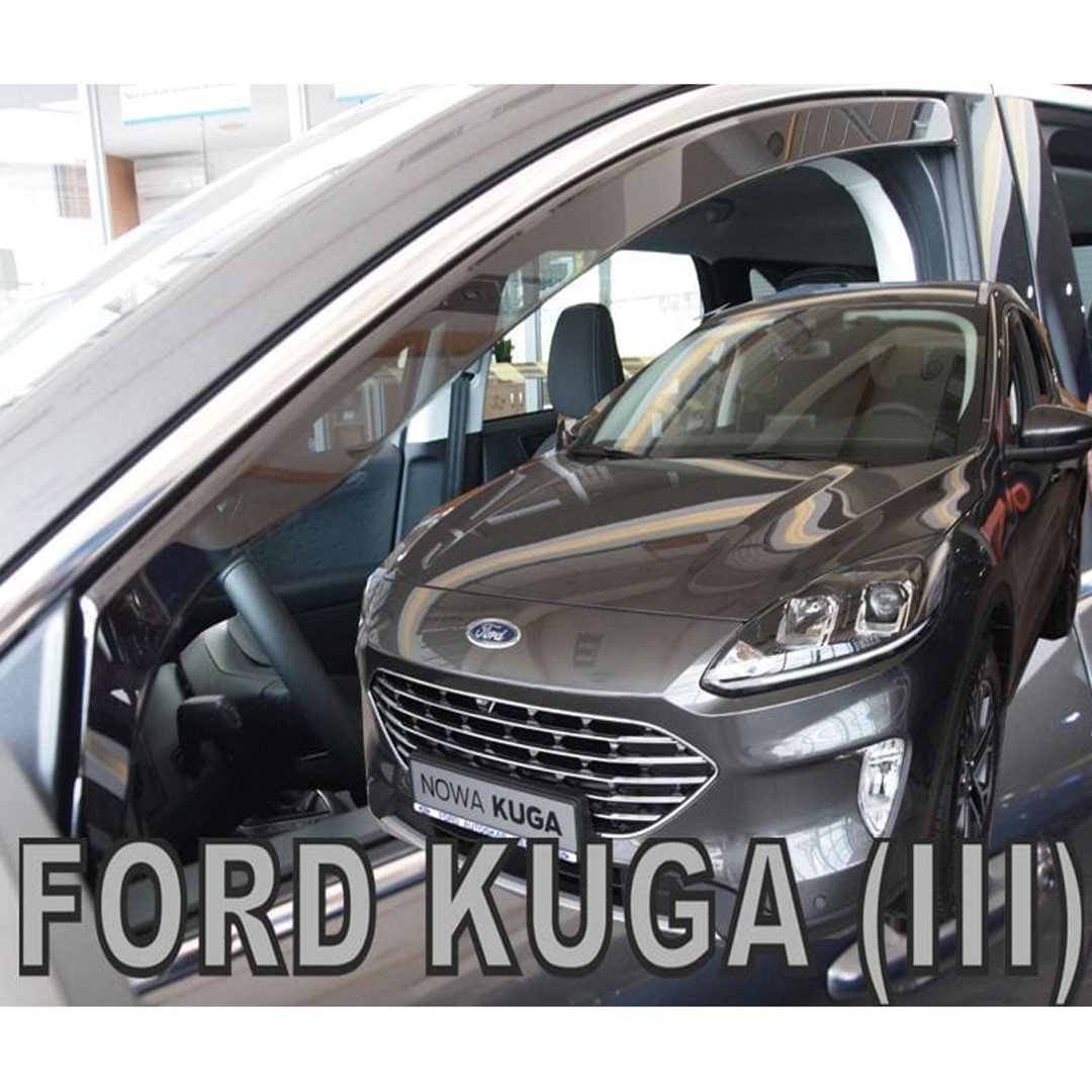 Βλησαρούλης Car Center - ΑΝΕΜΟΘΡΑΥΣΤΕΣ ΓΙΑ FORD KUGA 5D 2019+ ΖΕΥΓΑΡΙ ΑΠΟ ΕΥΚΑΜΠΤΟ ΦΙΜΕ ΠΛΑΣΤΙΚΟ HEKO - 2 ΤΕΜ.