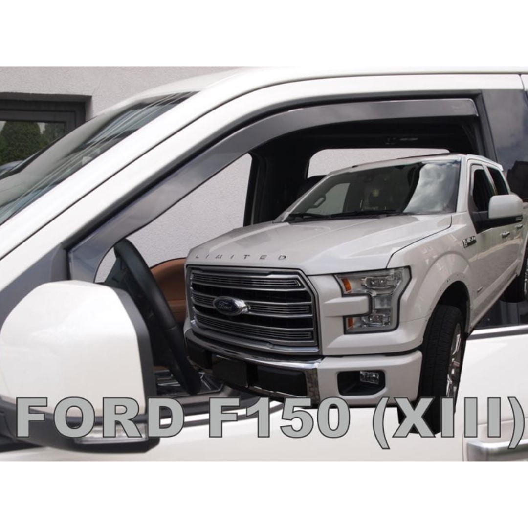 Βλησαρούλης Car Center - ΑΝΕΜΟΘΡΑΥΣΤΕΣ ΓΙΑ FORD F150 4D 2014+ ΖΕΥΓΑΡΙ ΑΠΟ ΕΥΚΑΜΠΤΟ ΦΙΜΕ ΠΛΑΣΤΙΚΟ HEKO - 2 ΤΕΜ.