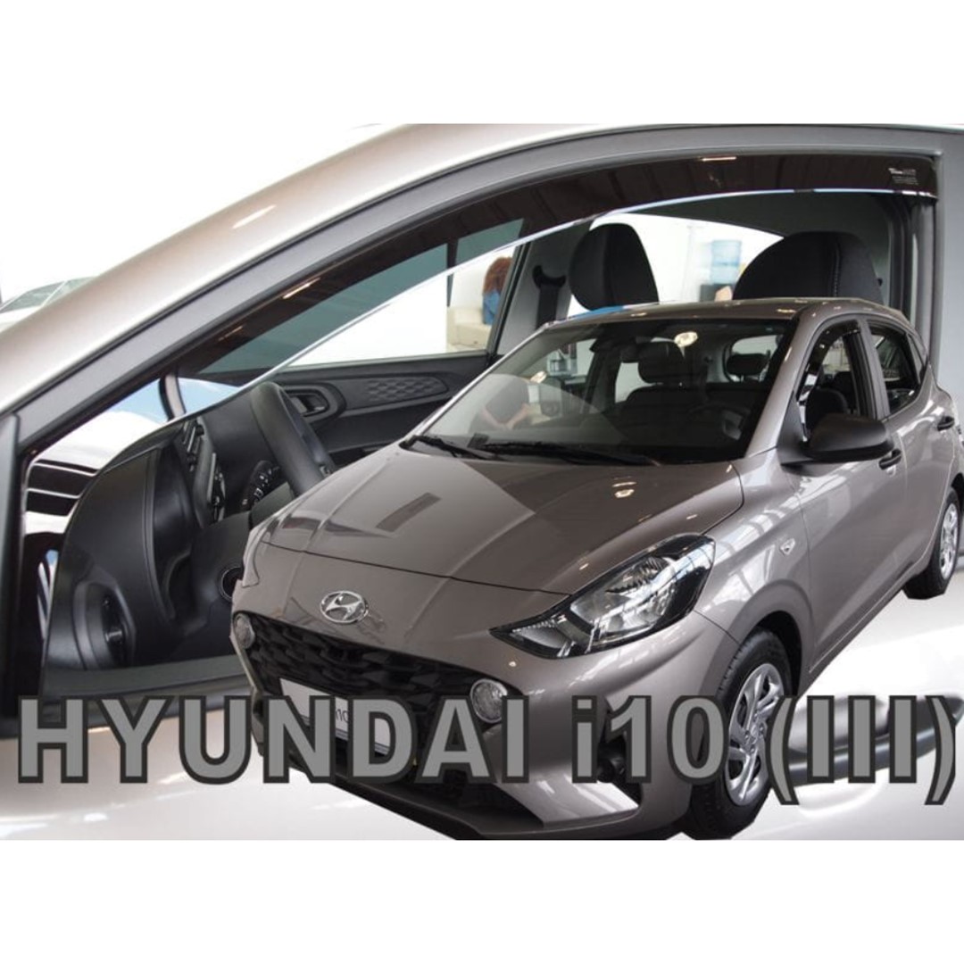 Βλησαρούλης Car Center - ΑΝΕΜΟΘΡΑΥΣΤΕΣ ΓΙΑ HYUNDAI i10 5D 2019+ ΖΕΥΓΑΡΙ ΑΠΟ ΕΥΚΑΜΠΤΟ ΦΙΜΕ ΠΛΑΣΤΙΚΟ HEKO - 2 ΤΕΜ.