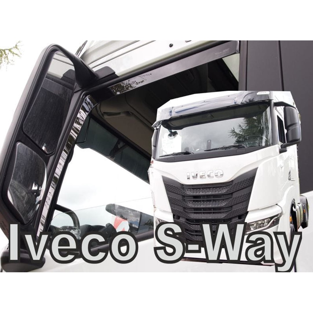 Βλησαρούλης Car Center - ΑΝΕΜΟΘΡΑΥΣΤΕΣ ΓΙΑ IVECO S-WAY 2019+ ΖΕΥΓΑΡΙ ΦΟΡΤΗΓΟΥ ΑΠΟ ΕΥΚΑΜΠΤΟ ΦΙΜΕ ΠΛΑΣΤΙΚΟ HEKO - 2 ΤΕΜ.