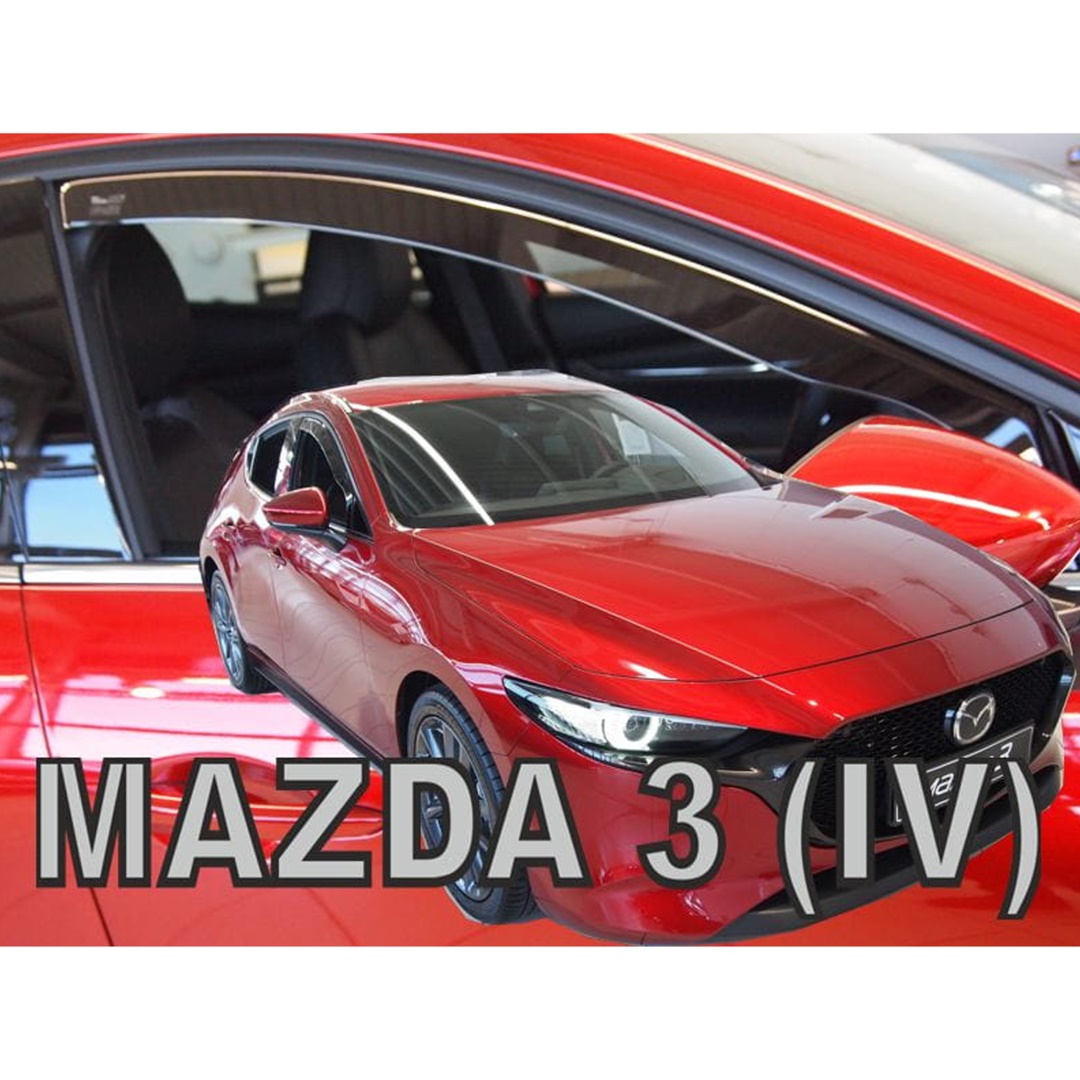 Βλησαρούλης Car Center - ΑΝΕΜΟΘΡΑΥΣΤΕΣ ΓΙΑ MAZDA 3 5D HB 2019+ ΖΕΥΓΑΡΙ ΑΠΟ ΕΥΚΑΜΠΤΟ ΦΙΜΕ ΠΛΑΣΤΙΚΟ HEKO - 2 ΤΕΜ.