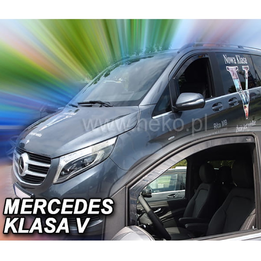 Βλησαρούλης Car Center - ΑΝΕΜΟΘΡΑΥΣΤΕΣ ΓΙΑ MERCEDES VITO KLAS V W447 2014+ ΖΕΥΓΑΡΙ ΑΠΟ ΕΥΚΑΜΠΤΟ ΦΙΜΕ ΠΛΑΣΤΙΚΟ HEKO - 2 ΤΕΜ.