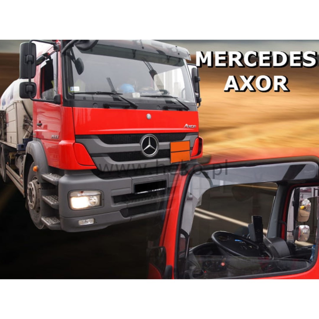 Βλησαρούλης Car Center - ΑΝΕΜΟΘΡΑΥΣΤΕΣ ΓΙΑ MERCEDES 817 2D 1991+  / AXOR 2D 2001+  ΖΕΥΓΑΡΙ ΦΟΡΤΗΓΟΥ ΑΠΟ ΕΥΚΑΜΠΤΟ ΦΙΜΕ ΠΛΑΣΤΙΚΟ HEKO - 2 ΤΕΜ.
