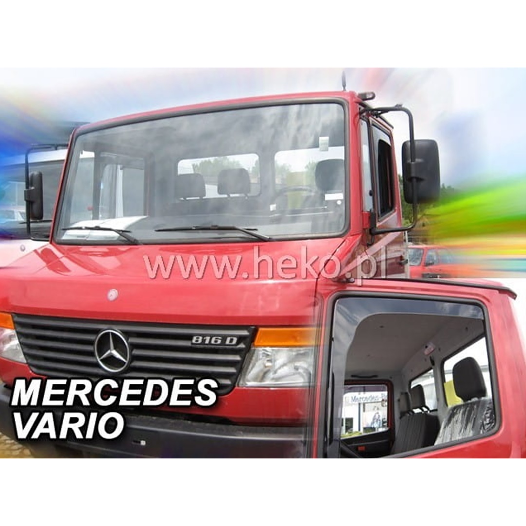 Βλησαρούλης Car Center - ΑΝΕΜΟΘΡΑΥΣΤΕΣ ΓΙΑ MERCEDES VARIO W670 2D / 814 / 816 / 817 (ΔΙΑΣΤΑΣΕΙΣ 58x58cm) ΖΕΥΓΑΡΙ ΑΠΟ ΕΥΚΑΜΠΤΟ ΦΙΜΕ ΠΛΑΣΤΙΚΟ HEKO - 2 ΤΕΜ.