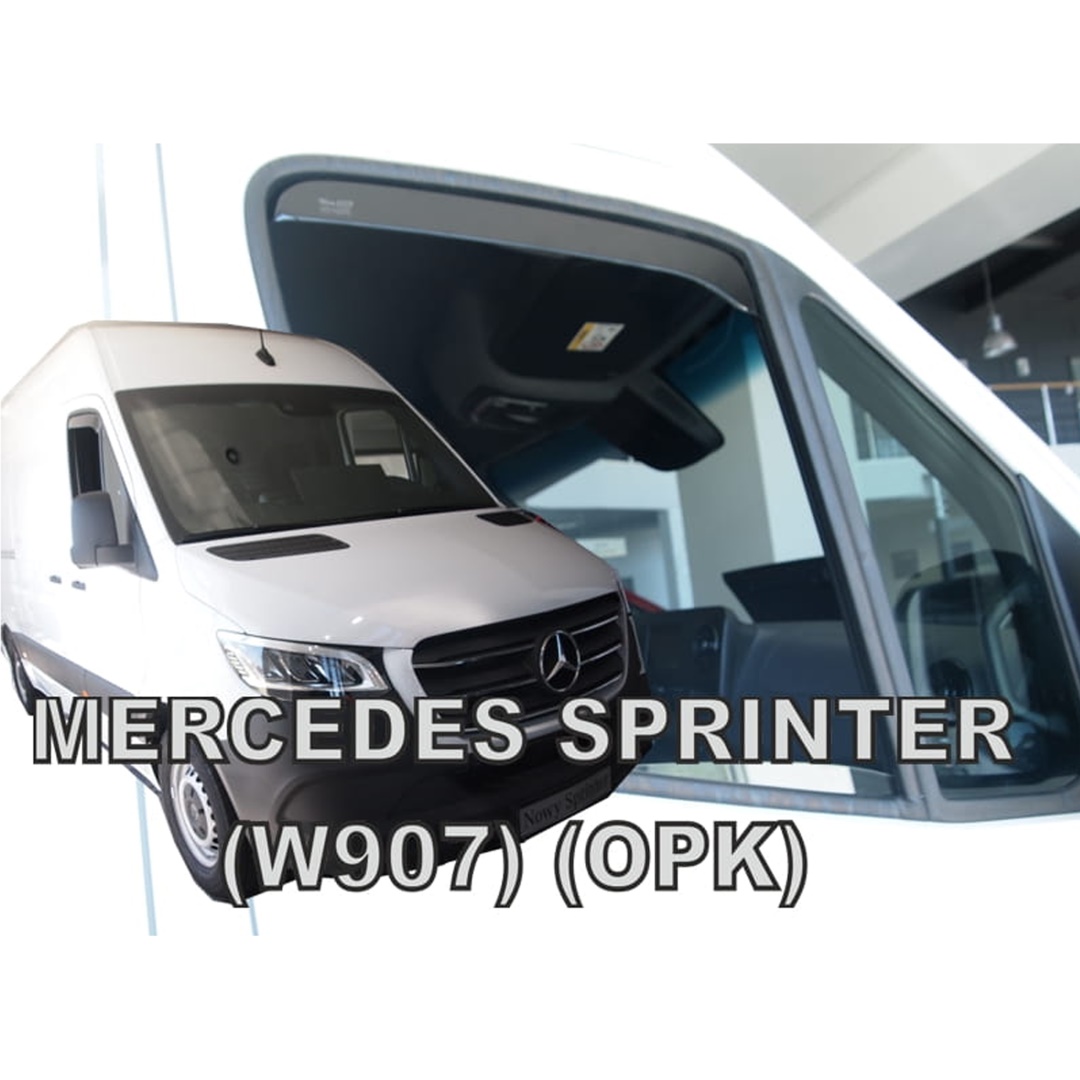 Βλησαρούλης Car Center - ΑΝΕΜΟΘΡΑΥΣΤΕΣ ΓΙΑ MERCEDES SPRINTER W907 2D 2018+ ΚΟΝΤΟ ΖΕΥΓΑΡΙ VAN ΑΠΟ ΕΥΚΑΜΠΤΟ ΦΙΜΕ ΠΛΑΣΤΙΚΟ HEKO - 2 ΤΕΜ.