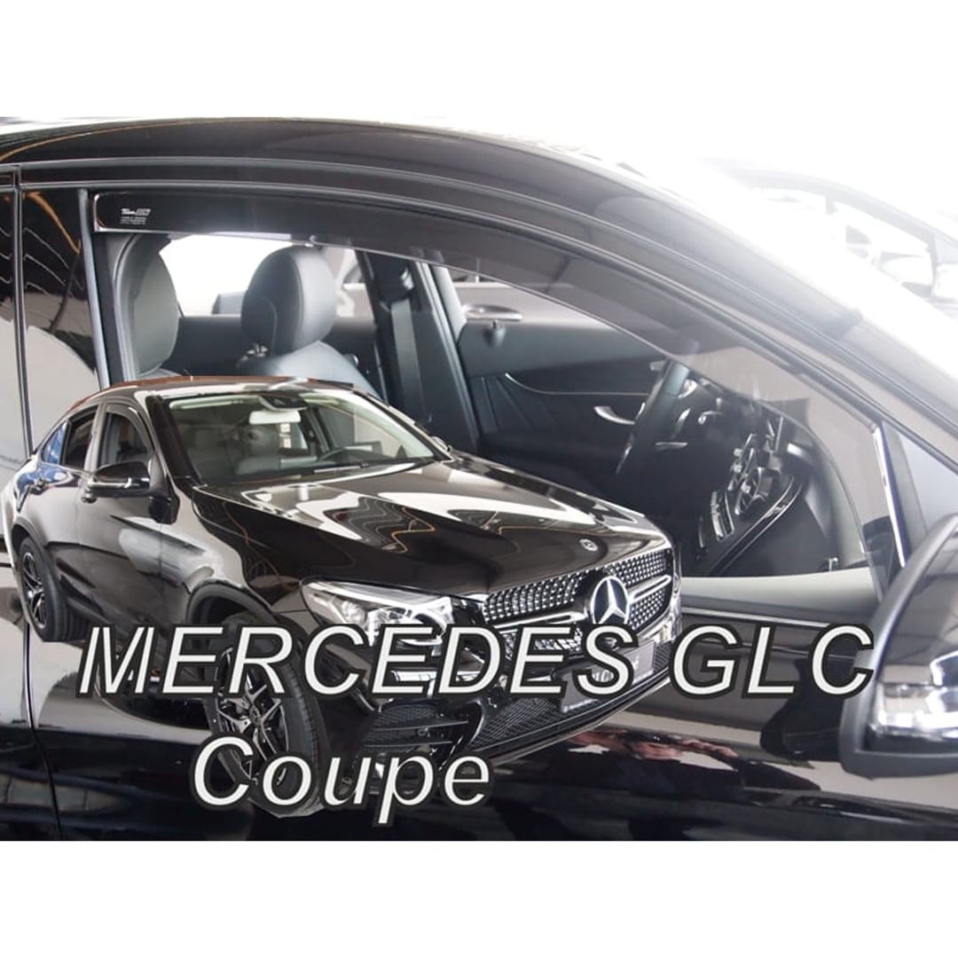 Βλησαρούλης Car Center - ΑΝΕΜΟΘΡΑΥΣΤΕΣ ΓΙΑ MERCEDES GLC COUPE C253 5D 2017+ ΖΕΥΓΑΡΙ ΑΠΟ ΕΥΚΑΜΠΤΟ ΦΙΜΕ ΠΛΑΣΤΙΚΟ HEKO - 2 ΤΕΜ.