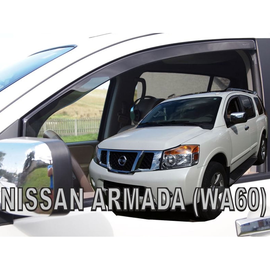 Βλησαρούλης Car Center - ΑΝΕΜΟΘΡΑΥΣΤΕΣ ΓΙΑ NISSAN ARMADA WA60 5D 2004-2016 ΖΕΥΓΑΡΙ ΑΠΟ ΕΥΚΑΜΠΤΟ ΦΙΜΕ ΠΛΑΣΤΙΚΟ HEKO - 2 ΤΕΜ.