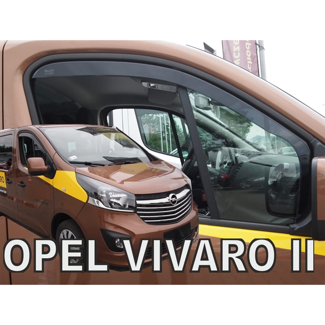 Βλησαρούλης Car Center - ΑΝΕΜΟΘΡΑΥΣΤΕΣ ΓΙΑ OPEL VIVARO II 2014+ / RENAULT TRAFIC III 2014+ / NISSAN NV300 2018+ ΖΕΥΓΑΡΙ ΑΥΤΟΚΙΝΗΤΟΥ ΑΠΟ ΕΥΚΑΜΠΤΟ ΦΙΜΕ ΠΛΑΣΤΙΚΟ HEKO - 2 ΤΕΜ.