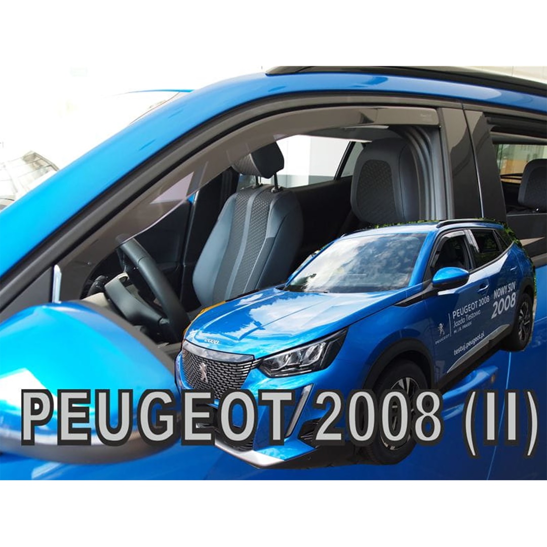 Βλησαρούλης Car Center - ΑΝΕΜΟΘΡΑΥΣΤΕΣ ΓΙΑ PEUGEOT 2008 5D 2019+ / 2008E 5D 2019+ - ΖΕΥΓΑΡΙ ΑΥΤΟΚΙΝΗΤΟΥ ΑΠΟ ΕΥΚΑΜΠΤΟ ΦΙΜΕ ΠΛΑΣΤΙΚΟ HEKO - 2 ΤΕΜ.