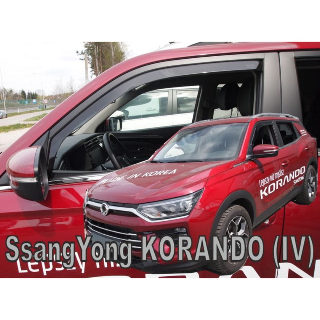 Βλησαρούλης Car Center - ΑΝΕΜΟΘΡΑΥΣΤΕΣ ΓΙΑ SSANGYONG KORANDO 5D 2019+ ΖΕΥΓΑΡΙ ΑΠΟ ΕΥΚΑΜΠΤΟ ΦΙΜΕ ΠΛΑΣΤΙΚΟ HEKO - 2 ΤΕΜ.