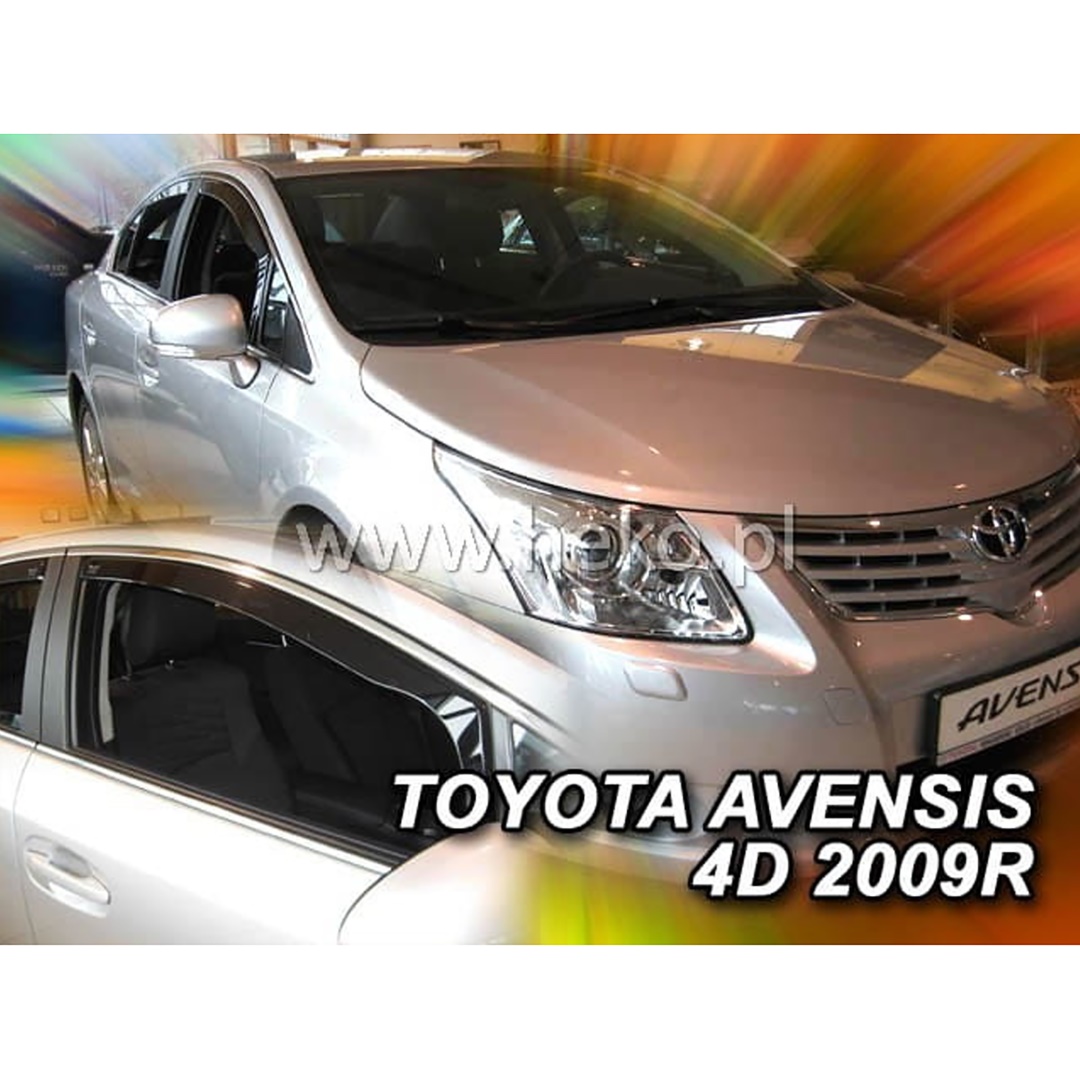 Βλησαρούλης Car Center - ΑΝΕΜΟΘΡΑΥΣΤΕΣ ΓΙΑ TOYOTA AVENSIS 4D/5D 2009+ ΖΕΥΓΑΡΙ ΑΠΟ ΕΥΚΑΜΠΤΟ ΦΙΜΕ ΠΛΑΣΤΙΚΟ HEKO - 2 ΤΕΜ.